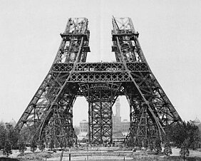 Bau des Eiffelturms (1888)