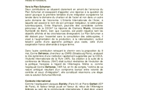 Le plan Schuman. Une nouvelle architecture pour l’Europe? 1950 / 2000